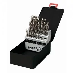 Labor metaal borenset 25-delig HSS-S blank geslepen