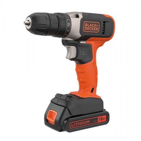 Black+Decker accuboormachine BCD001C2-QW 18V (2 accu’s)