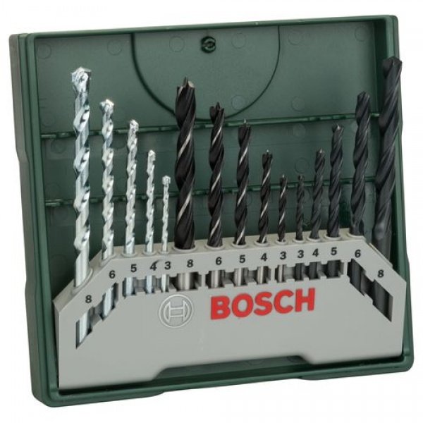 Bosch borenset Mini X-Line 15-delig