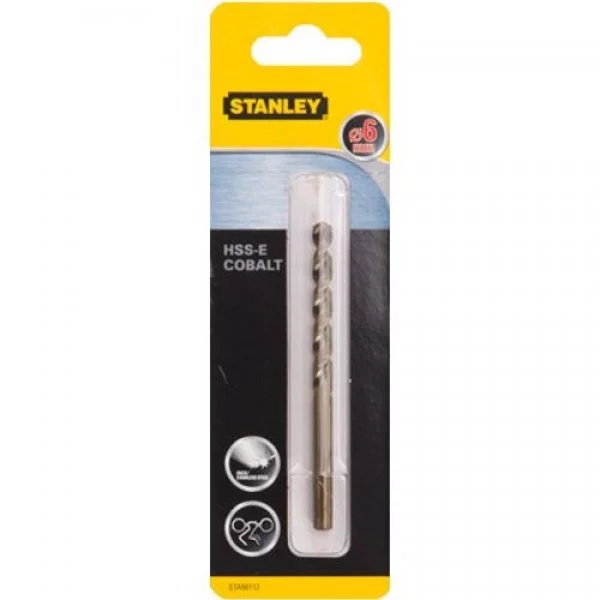 Stanley metaalboor kobalt 6mm