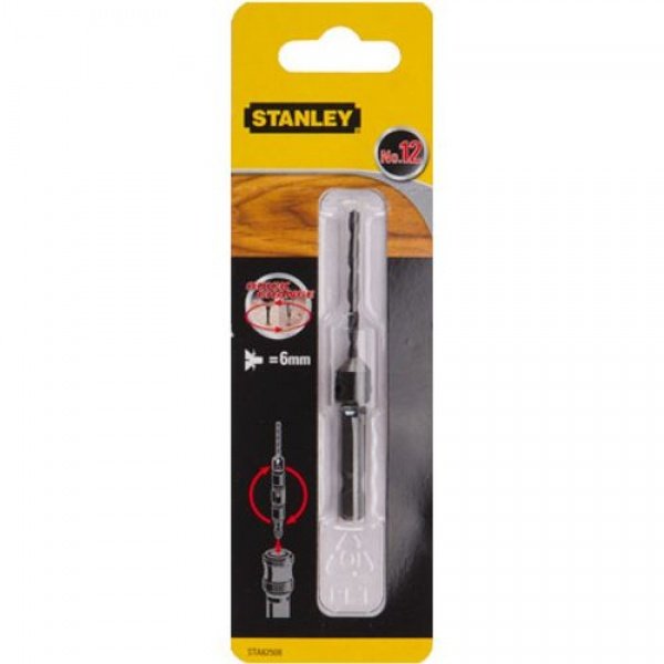 Stanley nr.12 verzinkboor + 3mm voorboor