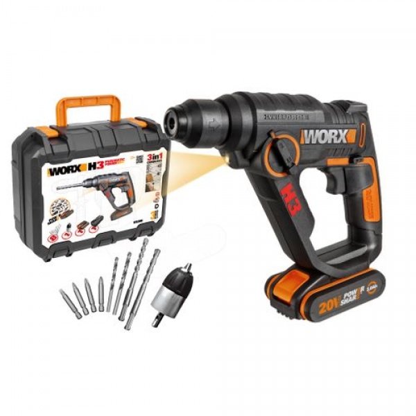 Worx accuboorhamer WX390 20V